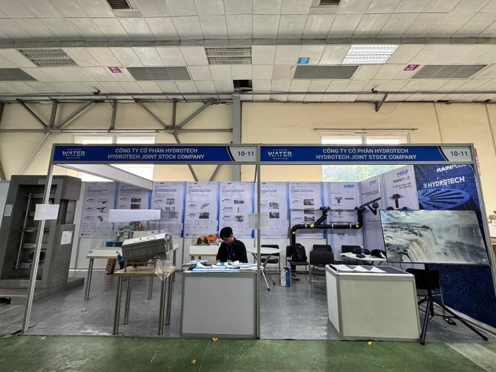 Hydrotech Hoàn Tất Công Tác Chuẩn Bị Gian Hàng 10-11: Sẵn Sàng Đón Khách Từ 9h Sáng Mai Cùng Loạt Sa Bàn Đỉnh Cao HUBER & VALSIR